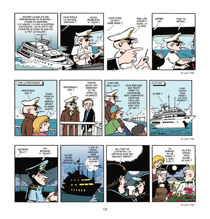 Énorme – 30 ans de BD-enquête sur Trump ! Par G. B. Trudeau – Hachette Comics