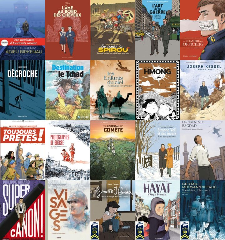 Une salve de vingt BD pour les galons de la BD 2024