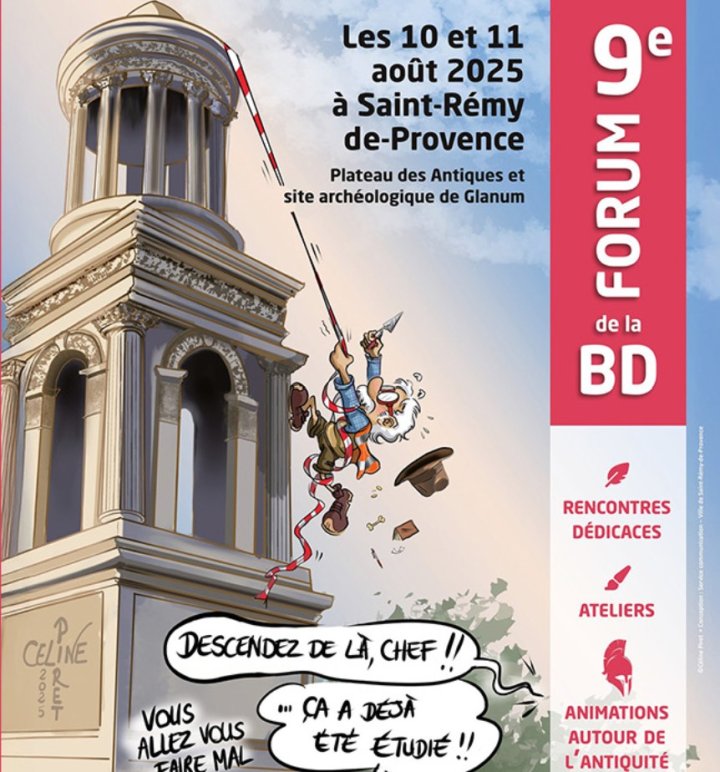 Forum de la BD (Arelate extra-muros), 9e édition (Glanum)