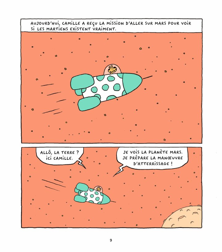 Camille la girafe T. 2, You-hou les p'tits Martiens ! - Par Jacques Duquennoy - Ed. La Boite à bulles