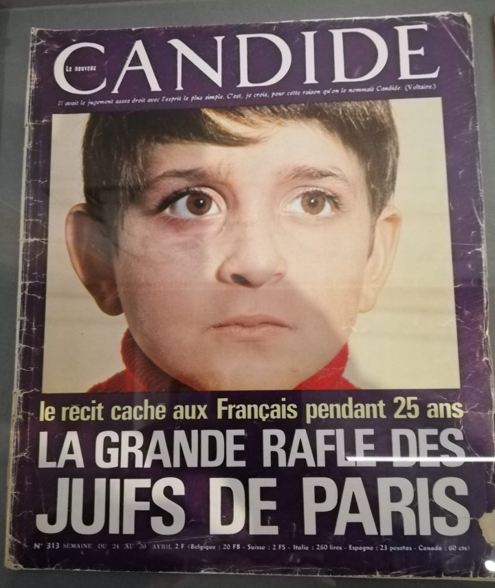 Cabu au Mémorial de la Shoah de Paris 