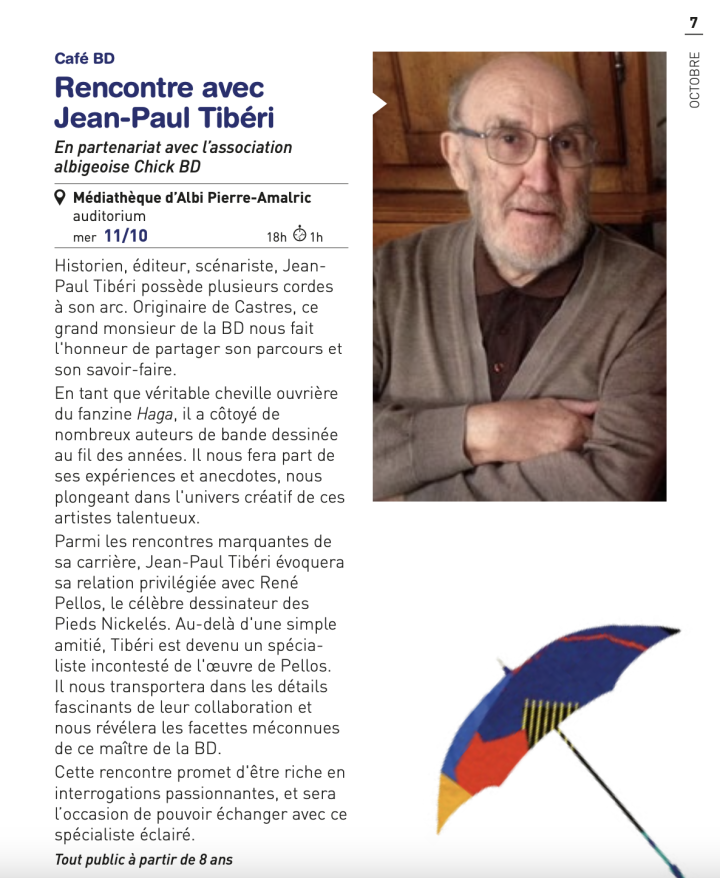 Jean-Paul Tibéri 50 ans de bande dessinée ! (Albi)