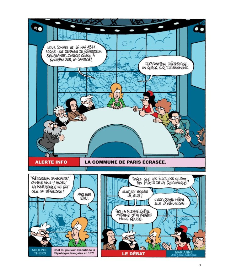 Histoire dessinée de la France. T. 15 Printemps du peuple - Par Claire Fredj et Fabrice Erre - La Découverte/La Revue dessinée