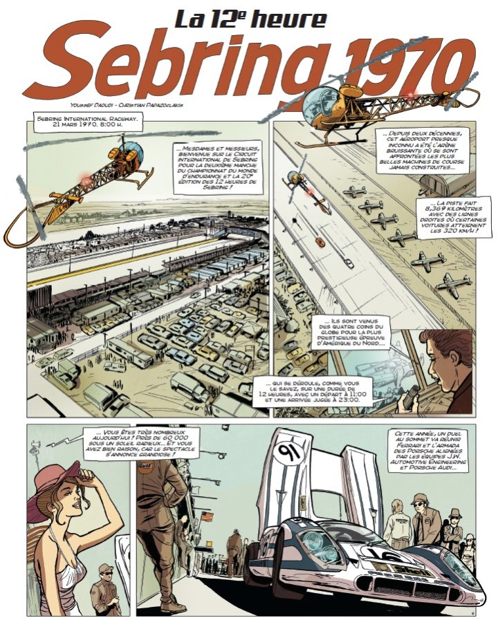 Sebring 70, La 12e heure - Par Christian Papazoglakis & Youssef Daoudi - Glénat