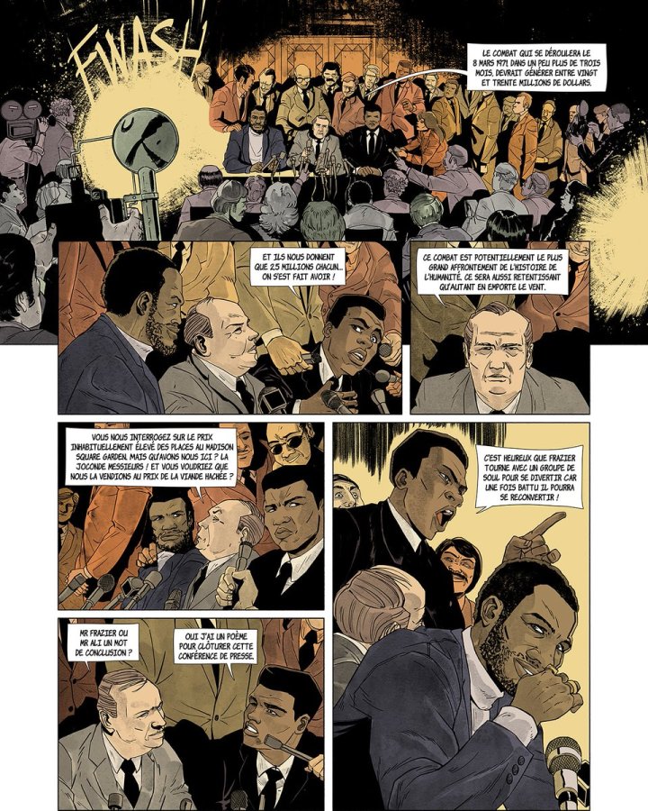 Le Combat du siècle - Par Luca Ferrara & Loulou Dedola - Futuropolis