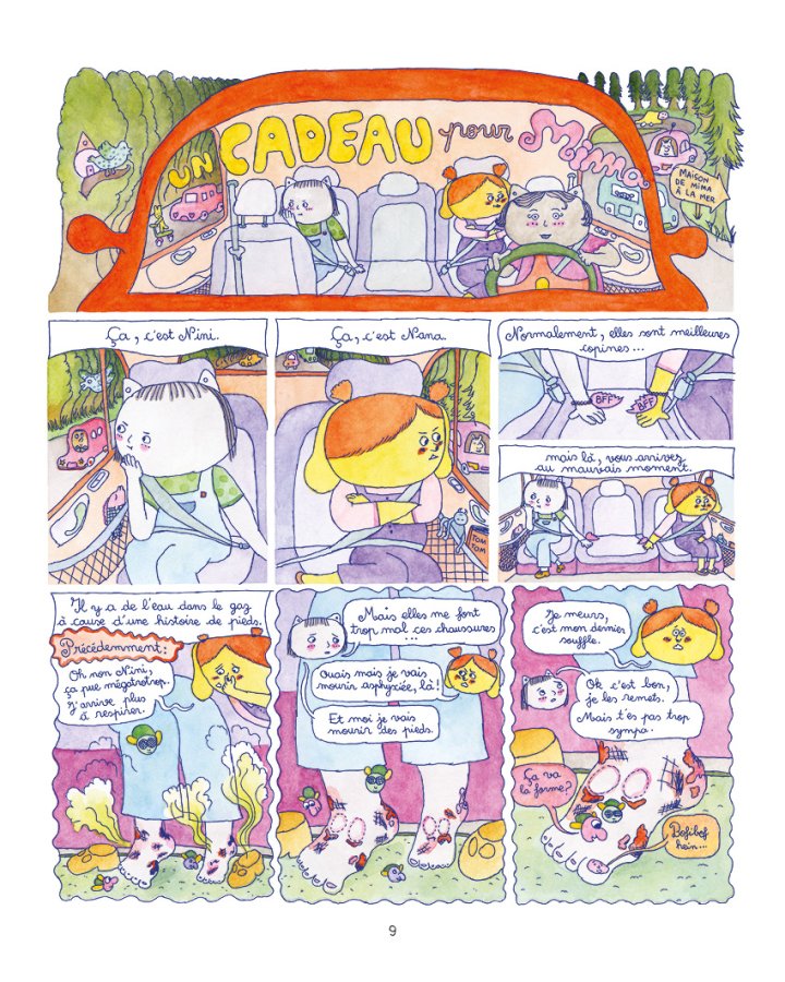 Les Vacances de Nana & Nini - Par Margot Farnoux - Ed. Biscoto 