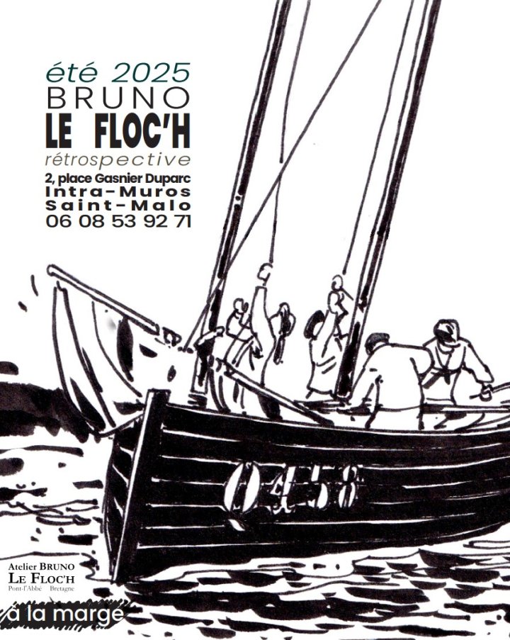 Bruno Le Floc'h à la Galerie La Marge à Saint-Malo