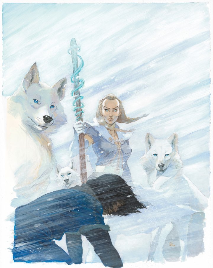 Thorgal Saga T. 4 : De Givre et de Feu - Par Olivier Legrand, Jean-Blaise Djian, David Etien & Bruno Tatti - Ed. Le Lombard