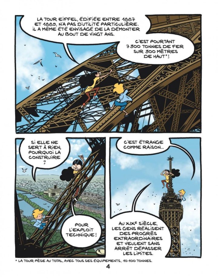 Le Fil de l'histoire : La Tour Eiffel - Par Erre & Savoia - Dupuis