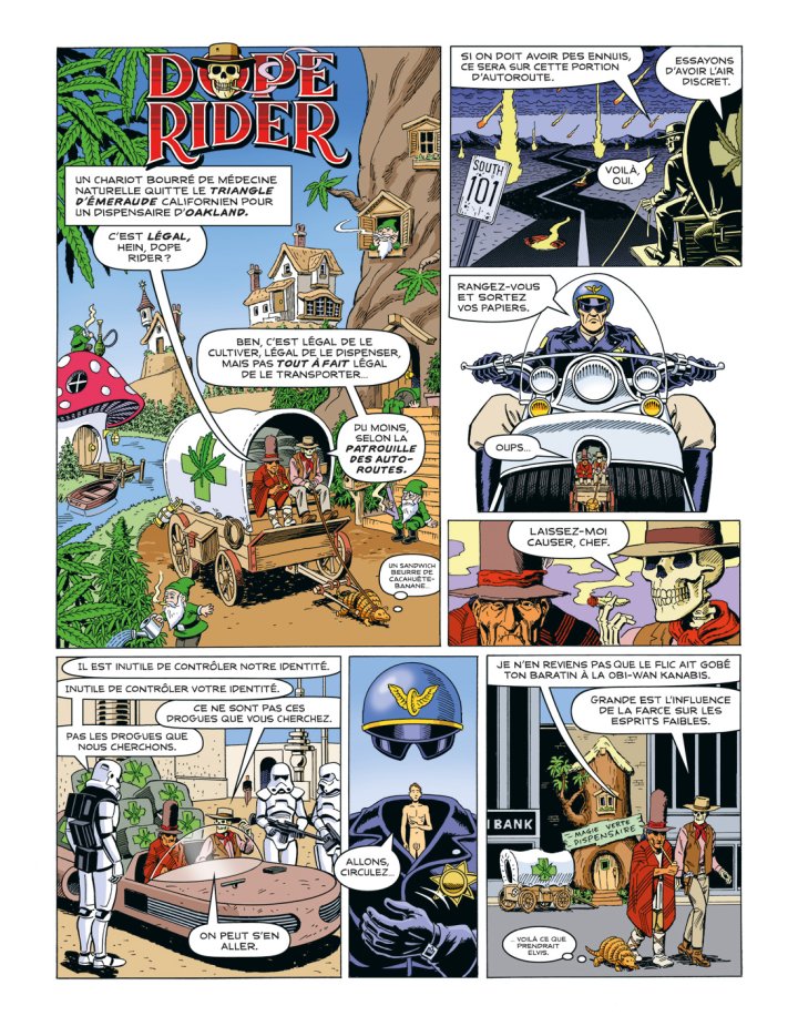 "Pour une poignée de délires" : le retour halluciné de Dope Rider, cow-boy mythique de Paul Kirchner