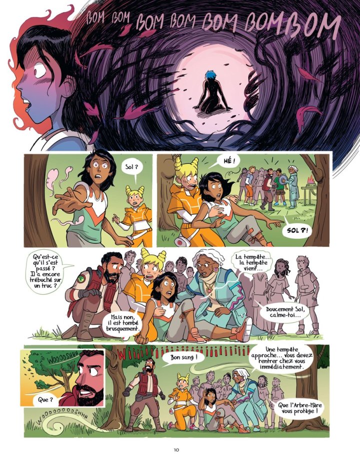 Les enfants de l'arbre, T. 1 : Un autre monde - Par Thierry Gaudin & Romain Ronzeau – Bande d'ados (Bayard) 