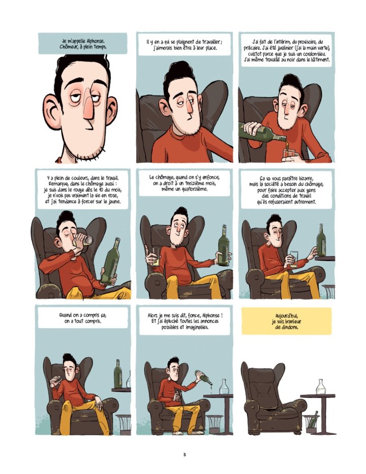 Alphonse, la gueule de l'emploi - Par Valdés & Pelaez - Ed. Fluide Glacial