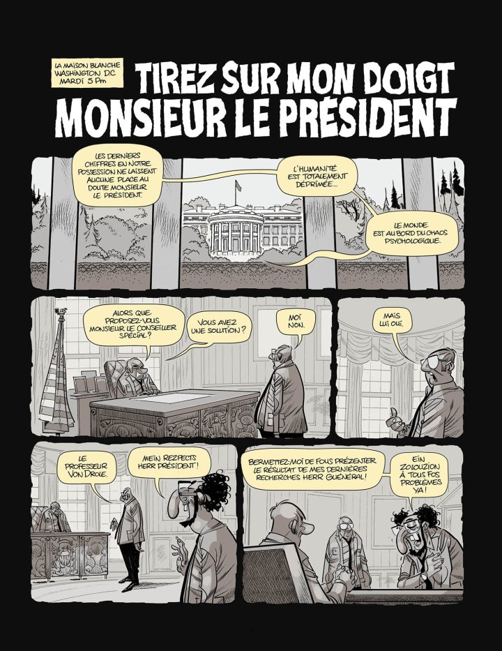 Tirez sur mon doigt, Monsieur le Président — Par Mo/Cdm — Éd. Fluide Glacial