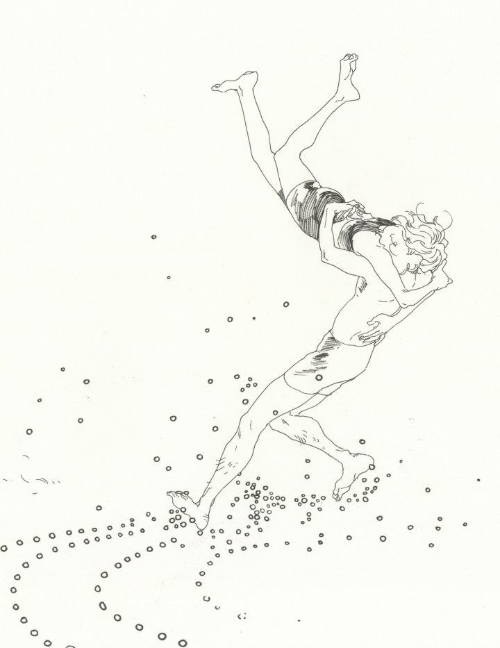 Exposition Anaïs Flogny ("Le jour du caillou", scénarisé par Vero Cazot)à la Galerie 9e Art (Paris)-