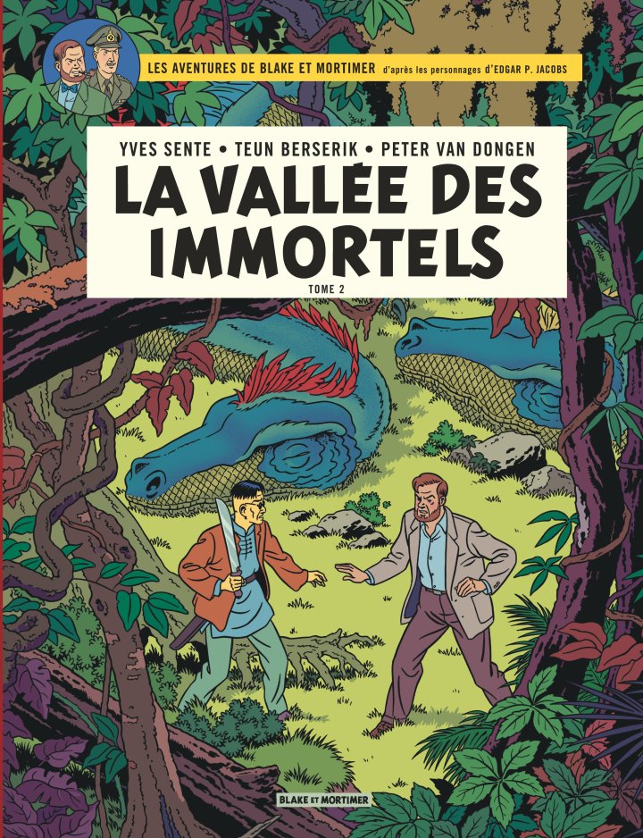 Hubert Védrine et Yves Sente parlent de Blake, Mortimer et Olrik à la librairie Brüsel (Bruxelles)