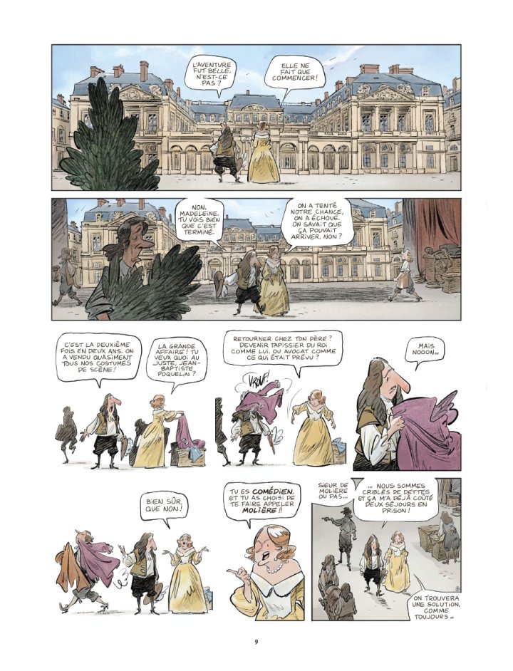 C'est la faute à Molière : L'histoire de la Comédie Française racontée en BD par Michaël Le Galli & Virginie Augustin