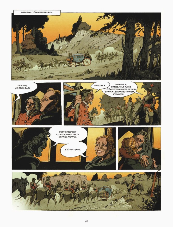 La Lame et la croix, T. 1 : La Lignée Von Kreuz - Par Casini - Mosquito