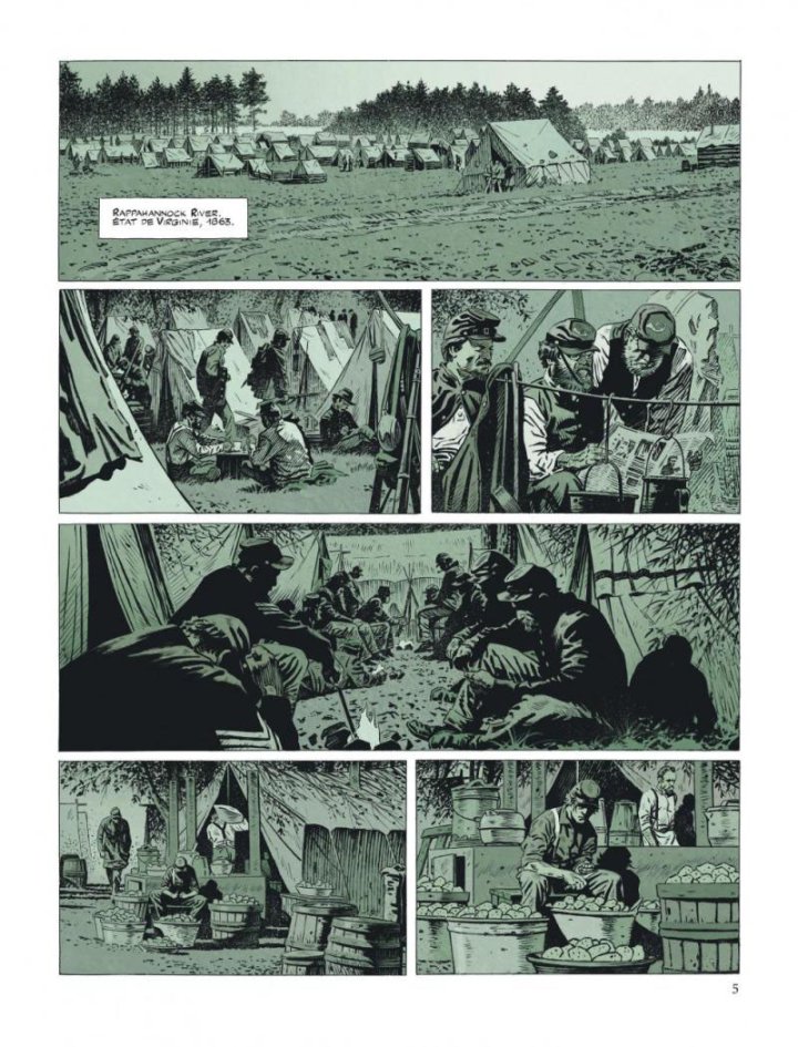 Le combat d'Henry Fleming – Par Steve Cuzor, d'après Stephen Crane – Edition Dupuis