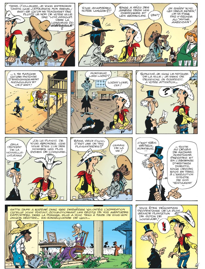 Dans Lucky Luke aussi, les vies noires comptent