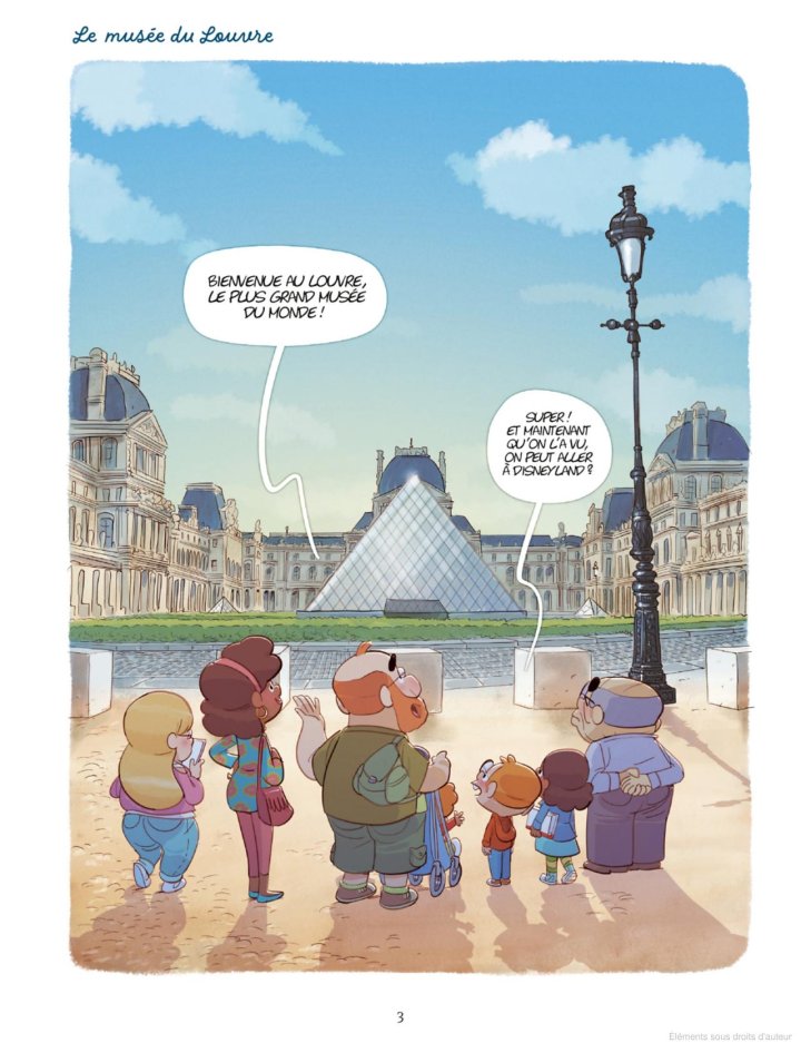 Une Journée au Louvre - Par Nob - Ed. Delcourt & Louvre 
