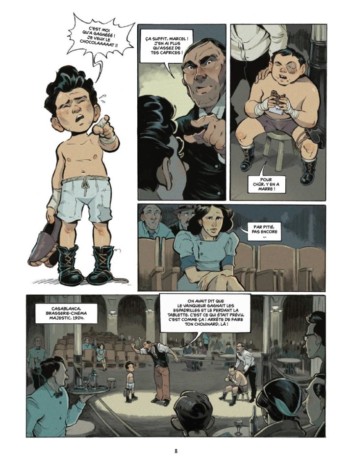 Marcel Cerdan, le cœur et les gants - Par Bertrand Galic & Jandro - Ed. Delcourt