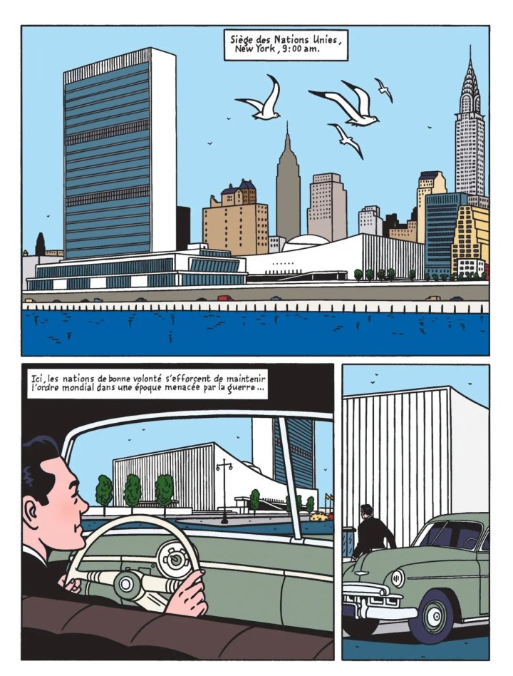 Avec Floc'h, Blake et Mortimer découvrent l'Amérique