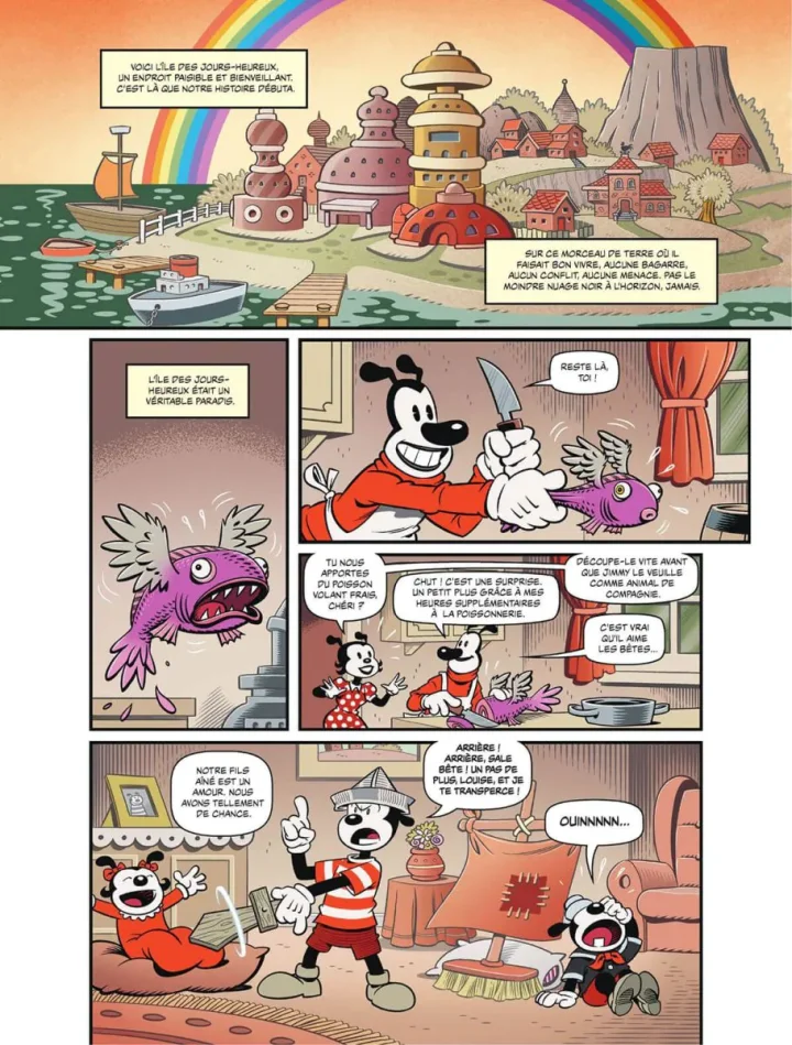 La grande aventure de la famille Criminy - Hommage aux cartoons des années 30