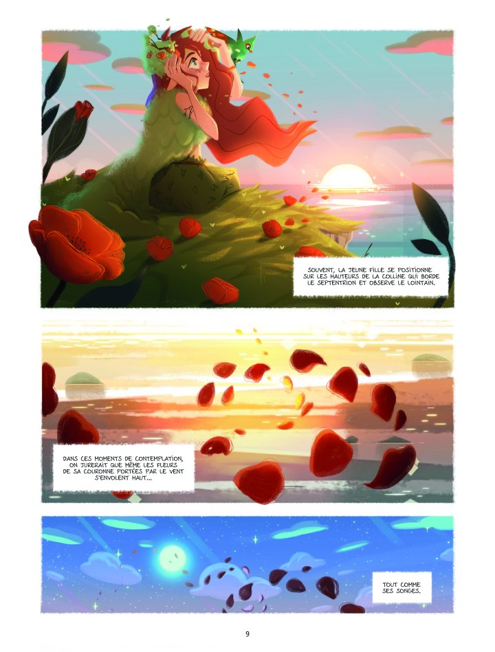 Heloïse et les larmes de givre - Par Loïc Clément & Justine Cunha - Ed. Delcourt