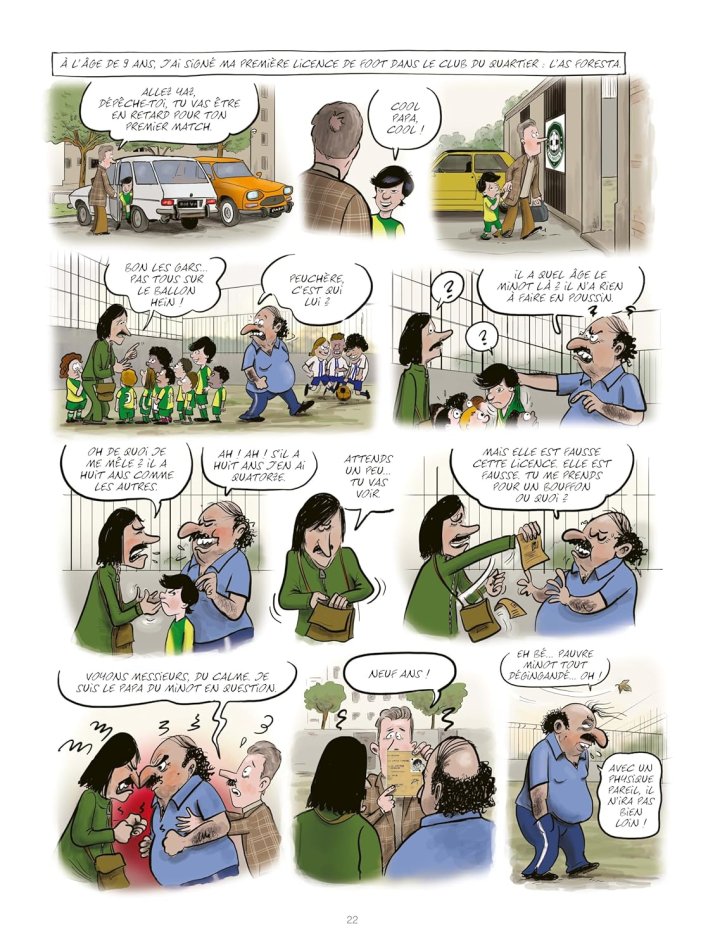 Zidane, une biographie en BD