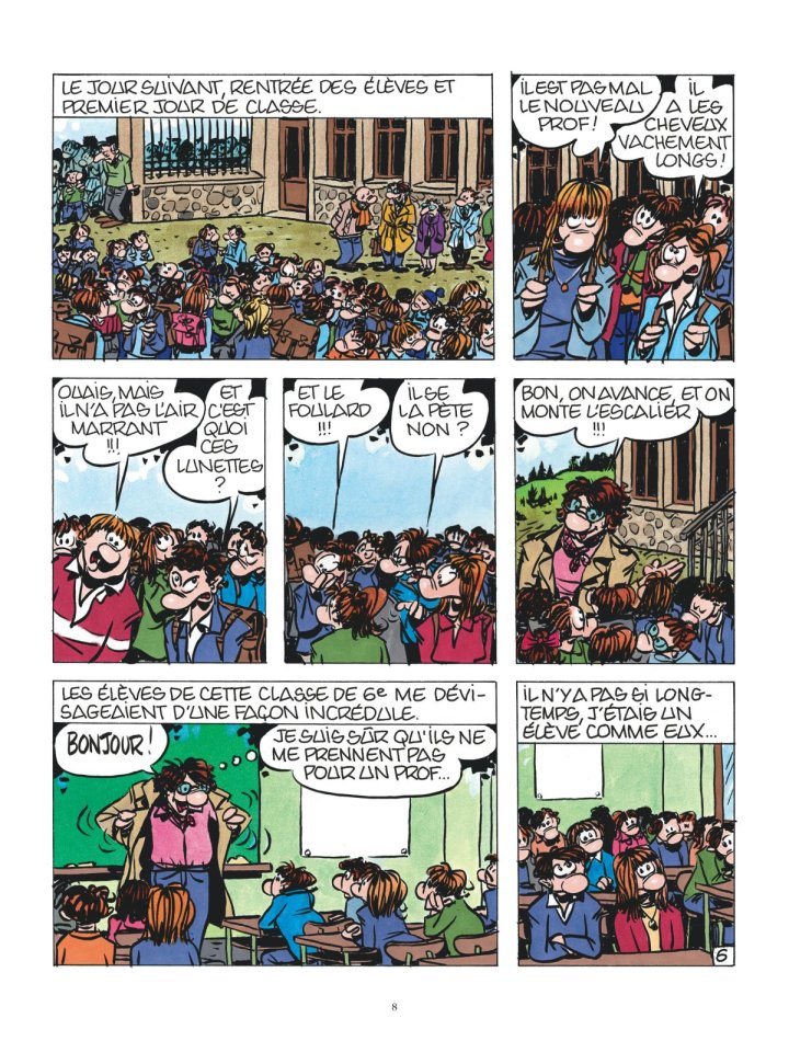 Le Prof qui a sauvé sa vie – Par Albert Algoud et Florence Cestac – Ed. Dargaud
