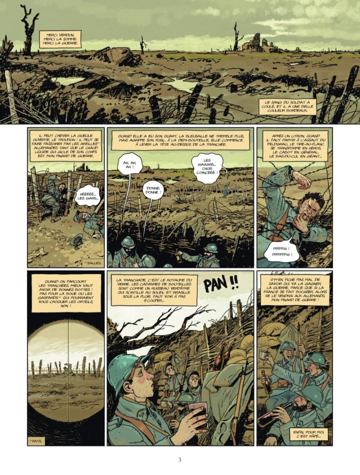 Pinard de guerre T. 1- Par Pelaez et Porcel – Editions Grand Angle/Bamboo
