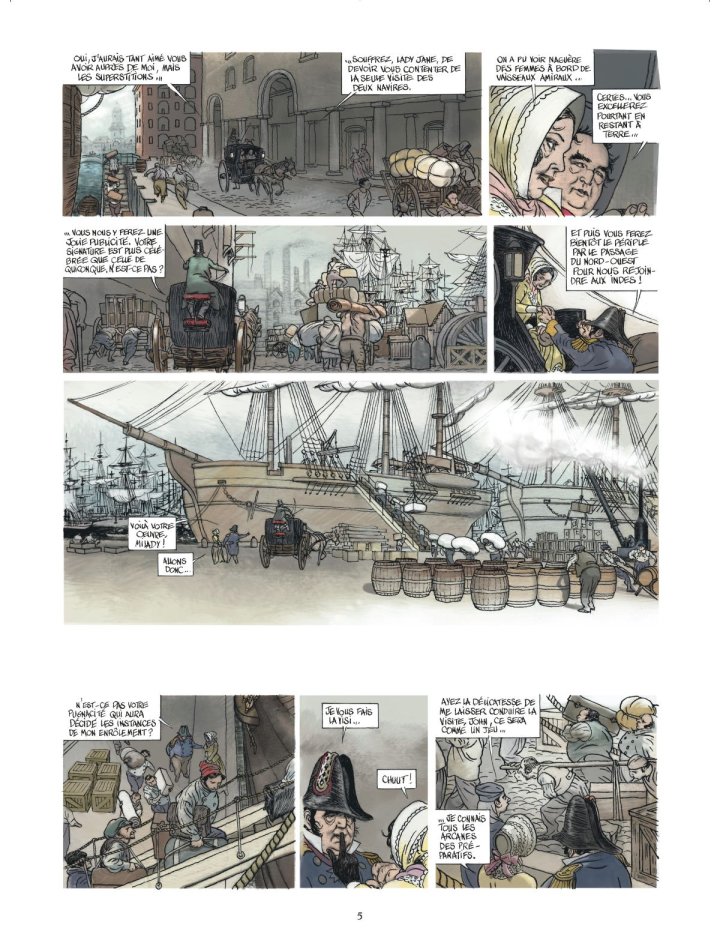 Franklin. Les prisonniers de l'Arctique - par Michel Durand - Glénat