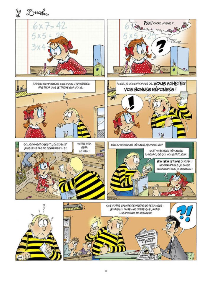 Ducobu T.24 - Attention, école ! - Par Bernard Godi & Zidrou - Le Lombard