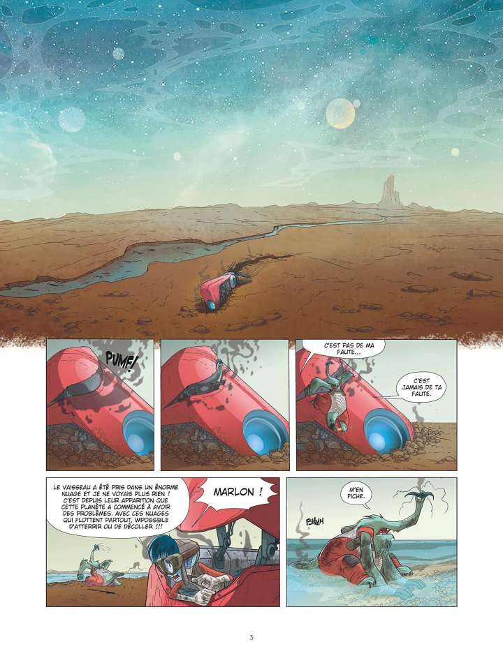 Hercule agent intergalactique T. 3 : "Les Rebelles" – Vincent Zabus (scénario) et Antonello Dalena (dessins) – Le Lombard