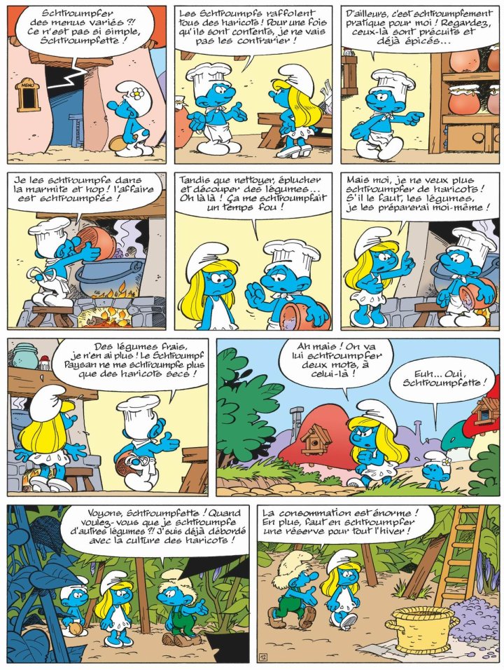Les Schtroumpfs entrent en guerre contre la malbouffe