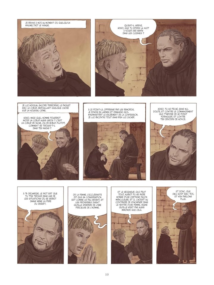 Le Nom de la Rose, le chef-d'œuvre d'Umberto Eco magnifié par Milo Manara