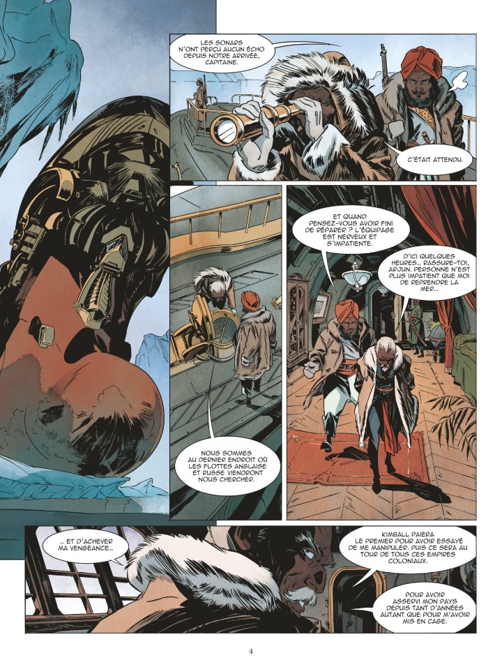 Nautilus T. 3 : L'Héritage de Nemo - Par Mathieu Mariolle et Guénaël Grabowski - Ed. Glénat