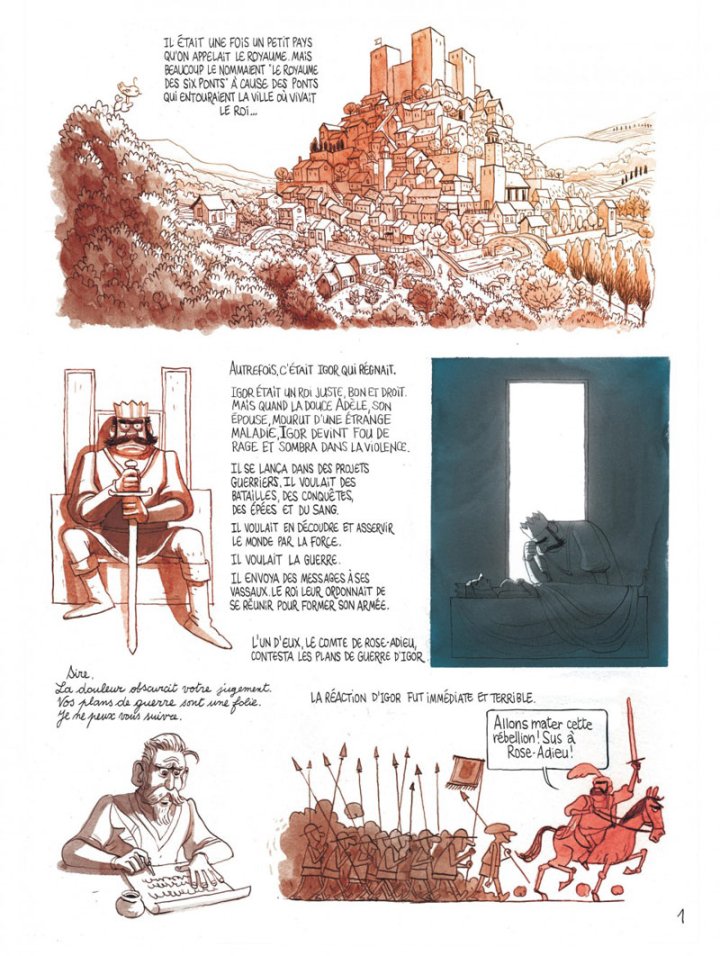 Le Royaume de Blanche-Fleur - Par Benoit Feroumont - Dupuis