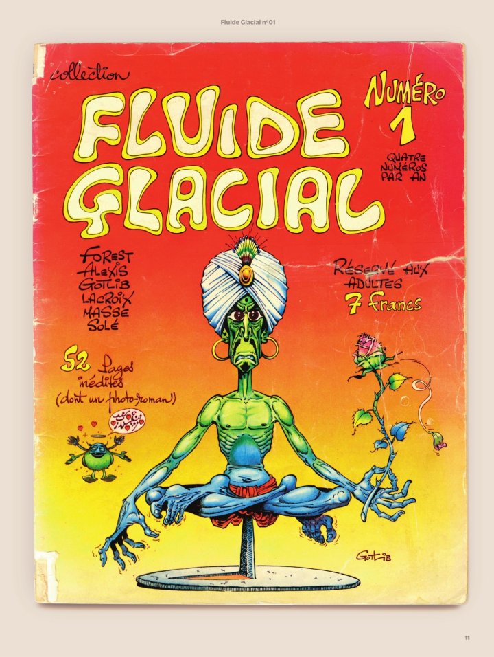 Fluide Glacial : 50 ans de couvertures - Par Delpierre & collectif – Éd. Fluide Glacial