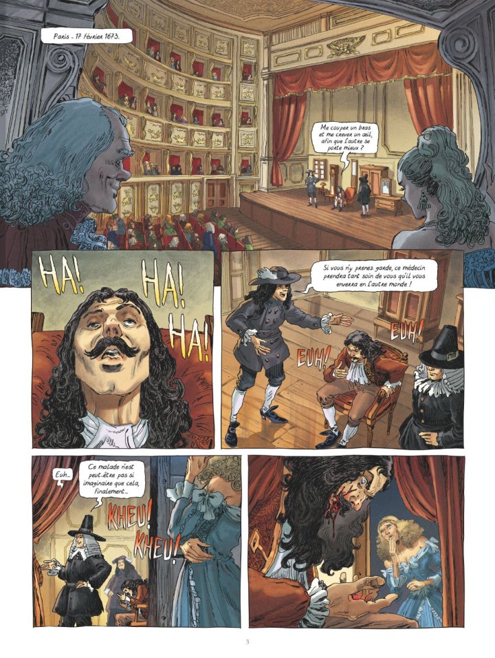 Célébration de Molière : quand la BD a ses limites...