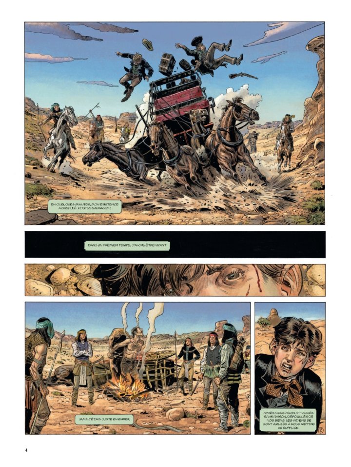 Wild West T. 4 : La Boue Et Le Sang - Par Thierry Gloris & Jacques Lamontagne – Ed. Dupuis