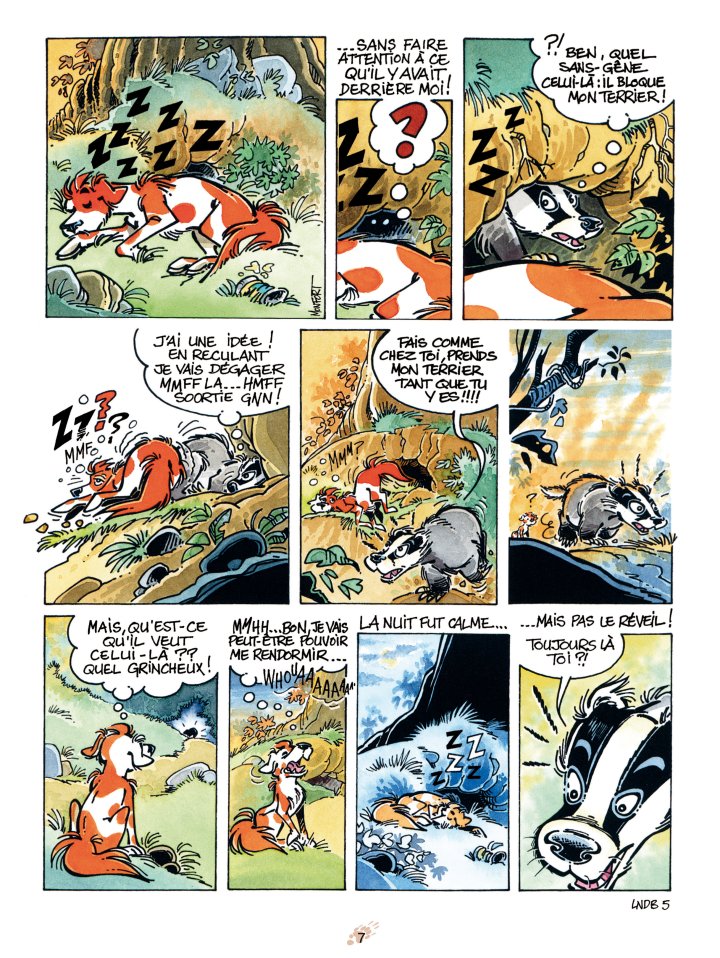 Toupoil T. 5 : La Nuit des blaireaux - Par Serge Montfort - Ed. Crayon Vert
