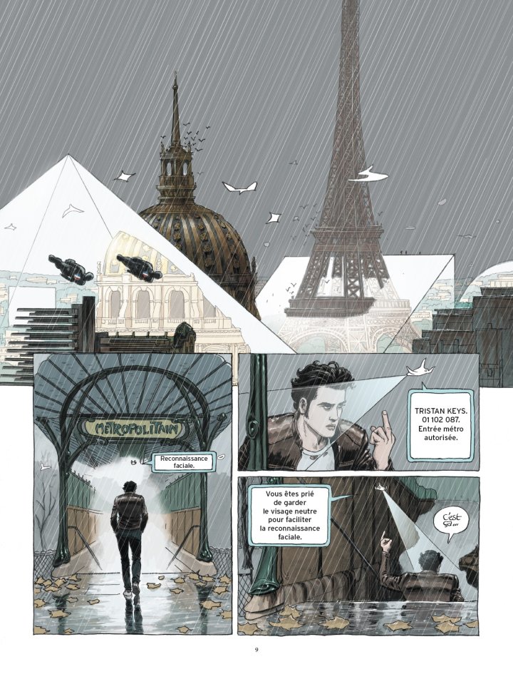 Paris 2119 : l'interpellant futur de Zep et Dominique Bertail