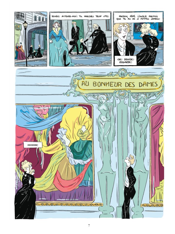 Au Bonheur des Dames - Par Agnès Maupré d'après Emile Zola - Casterman