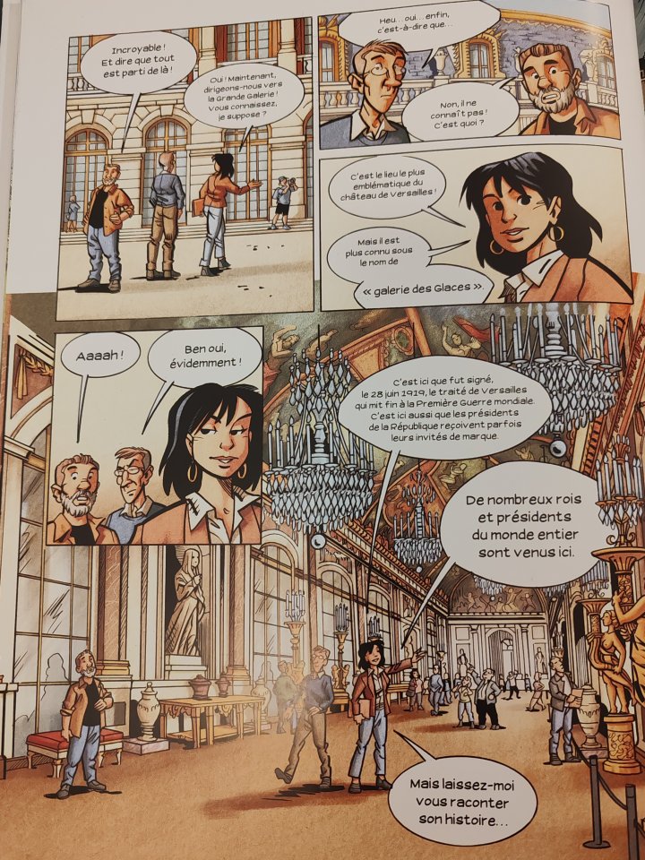  La Grande Histoire du château de Versailles en BD