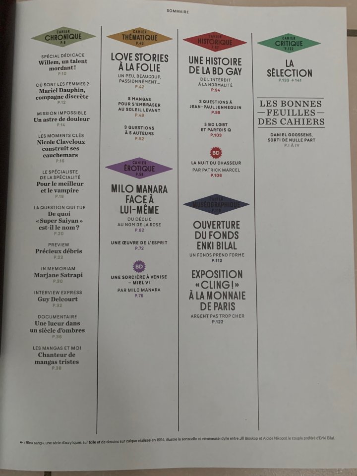 Eté caniculaire pour les Cahiers de la BD n°35