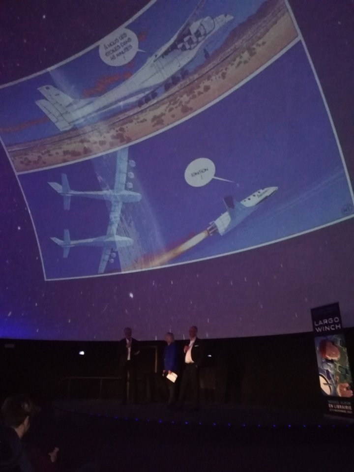 Philippe Francq et Éric Giacometti envoient largo Winch dans l'espace