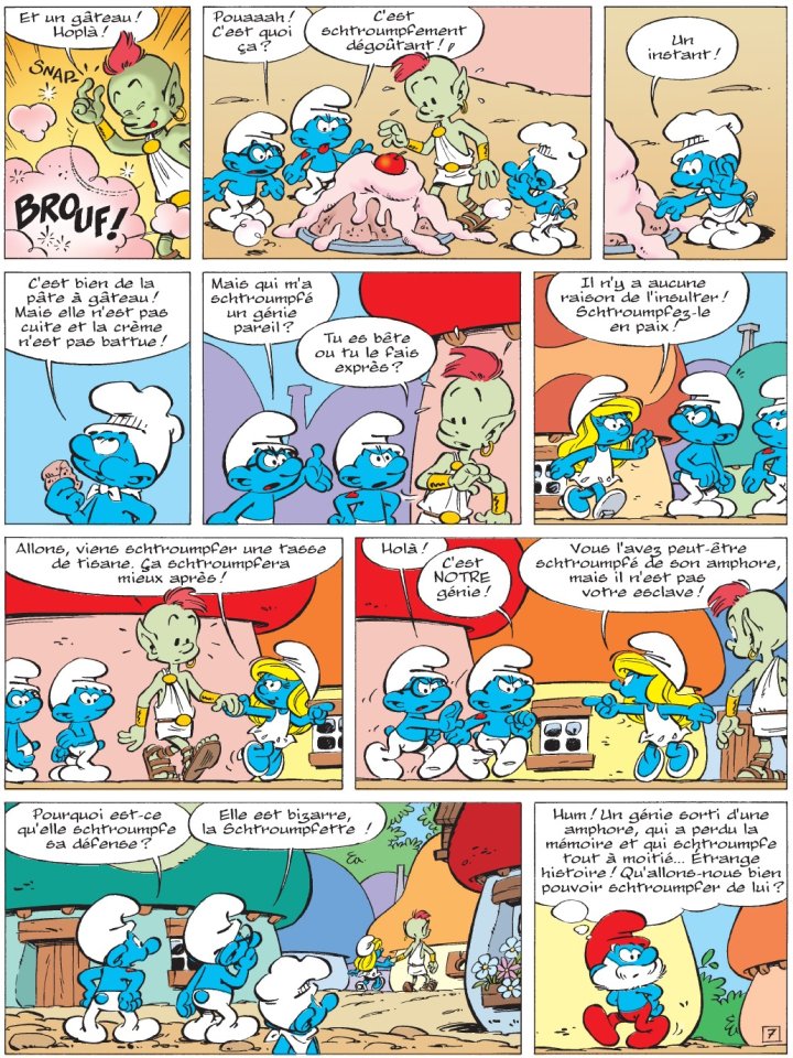 Les Schtroumpfs, T. 34 : Les Schtroumpfs et le demi-génie - Par De Coninck, Jost, Diaz & Culliford - Le Lombard