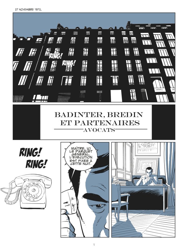 L'abolition, le combat de Robert Badinter - Par Marie Bardiaux-Vaïente & Malo Kerfriden - Ed. Glénat