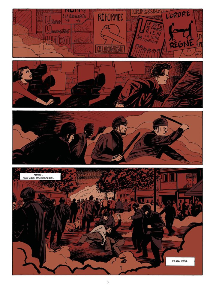 Les Années rouge & noir – Par Pierre Boisserie, Didier Convard et Stéphane Douay – Librement adapté du roman de Gérard Delteil – Ed. Les Arènes BD 